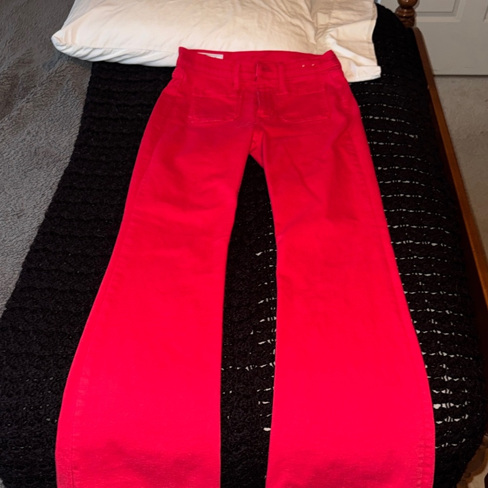 GAP Bright Red Flare Women's Jeans